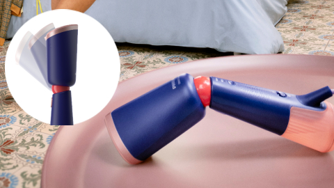 تصميم أنيق مع رأس قابل للتعديل: سهل الاستخدام والتخزين